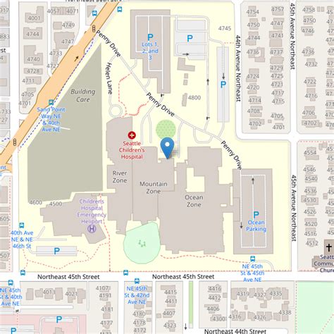 directions to seattle children's hospital|Seattle Children’s Hospital Map .